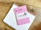 Big Plans Pink Stripe Notepad - 4x6 Inches (*Notepad Only*) (NPE004)